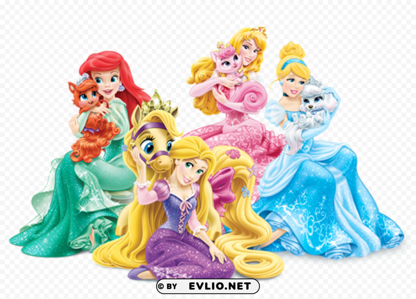 Disney Princess PNG Graphic With Transparent Background Isolation