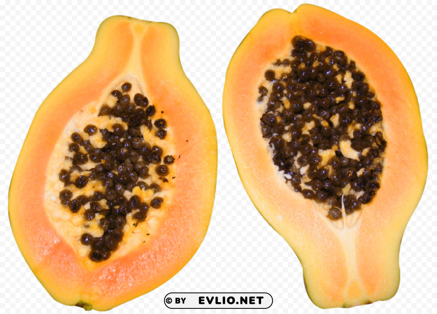 Papaya PNG Image Isolated With Transparent Clarity