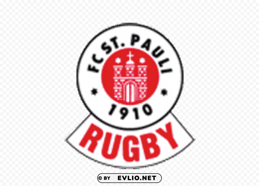 fc st pauli rugby logo PNG transparent elements complete package