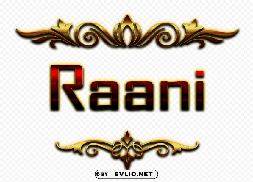 raani happy birthday balloons name PNG Graphic with Isolated Design