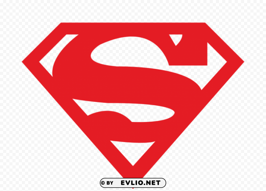 red superman sign PNG transparent design PNG transparent with Clear Background ID 29430685