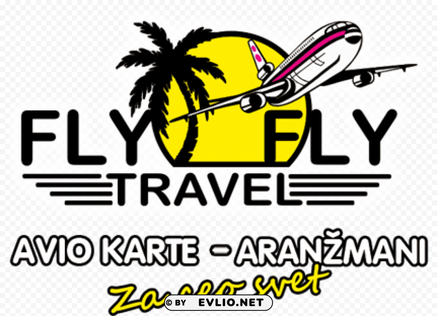 fly fly travel Transparent PNG Isolated Graphic with Clarity