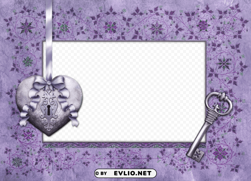 romantic delicatephoto frame PNG no watermark