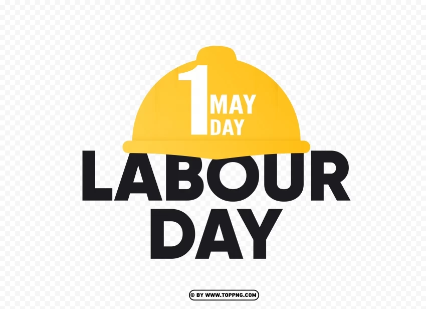 1 May 2023 Labour Day Vector Logo Sign Image Isolated Graphic Element in HighResolution PNG