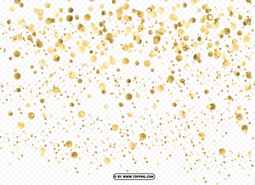 HD Confettis Golden Cutout Clipart Images Isolated Character on Transparent Background PNG - Image ID c70c5de2