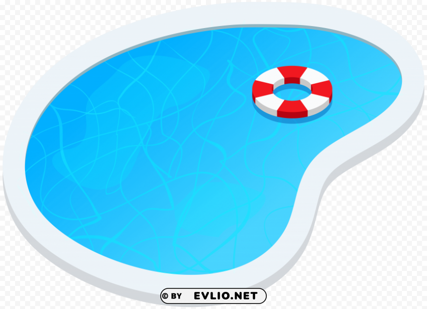 swimming pool oval Isolated Graphic Element in HighResolution PNG
