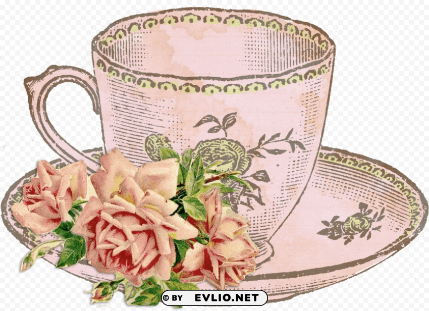 Vintage Tea Cup High-resolution PNG Images With Transparency