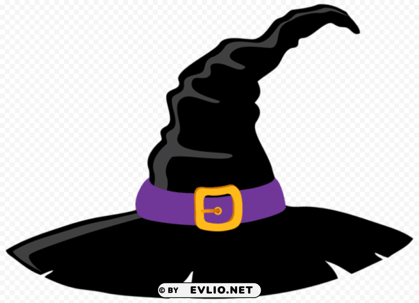 witch hat and purple PNG images with alpha channel diverse selection