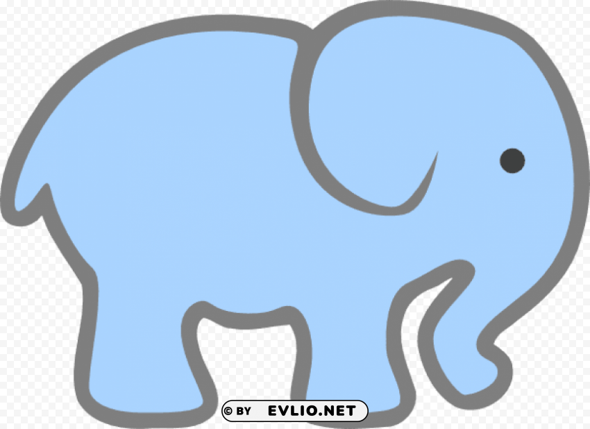 baby elephant Clear Background PNG Isolated Illustration