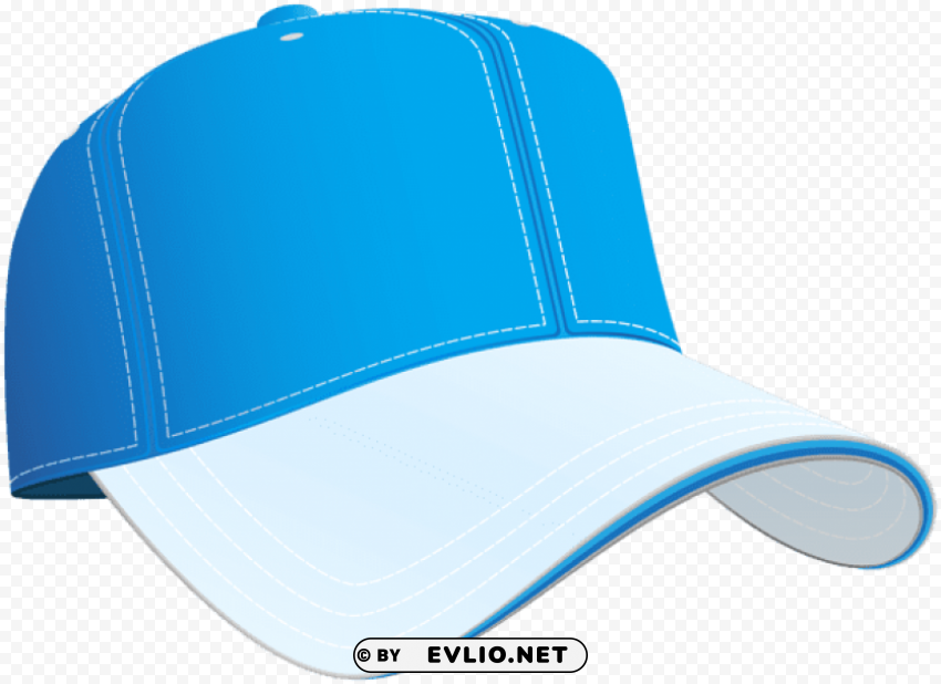 blue baseball cap Transparent PNG Isolated Design Element