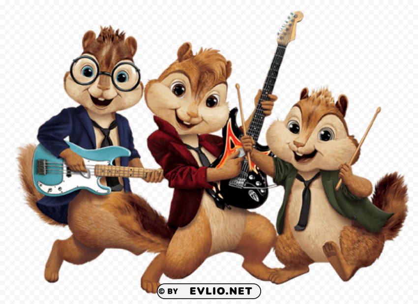 chipmunks clip-art Isolated Object with Transparent Background in PNG