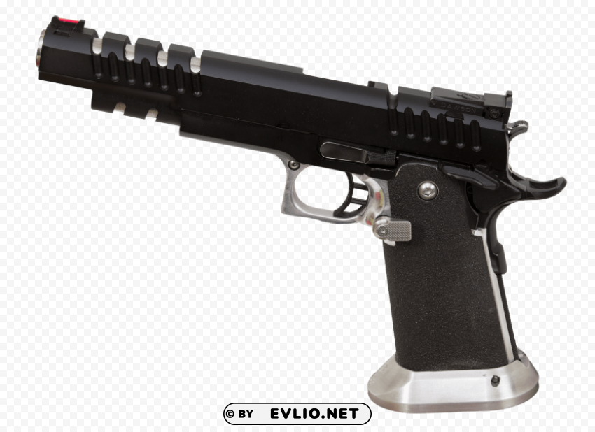 handgun PNG Image with Transparent Isolated Design