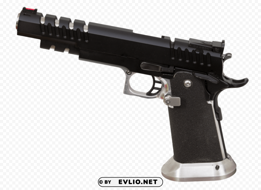 Handgun PNG Image With Transparent Isolated Design