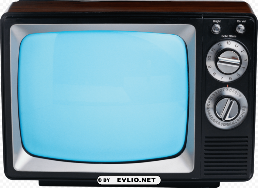 old television Transparent PNG Isolated Element