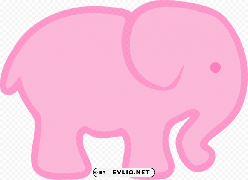 pink elephant Clear PNG graphics free
