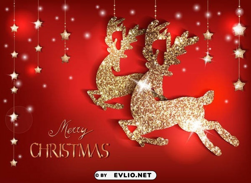 red merry christmas Transparent PNG images for graphic design