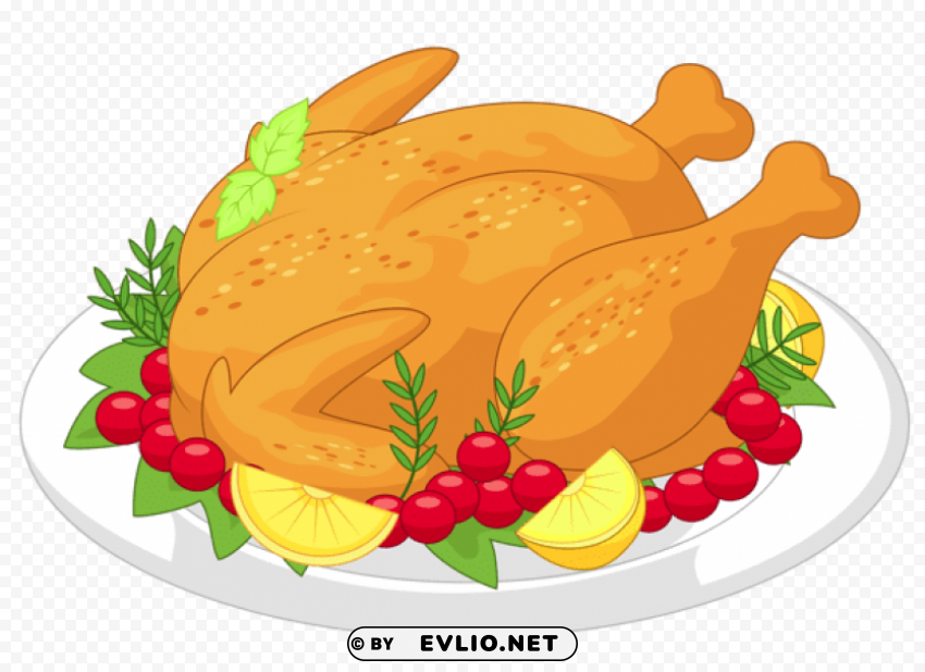 thanksgiving turkey diner PNG files with clear backdrop assortment