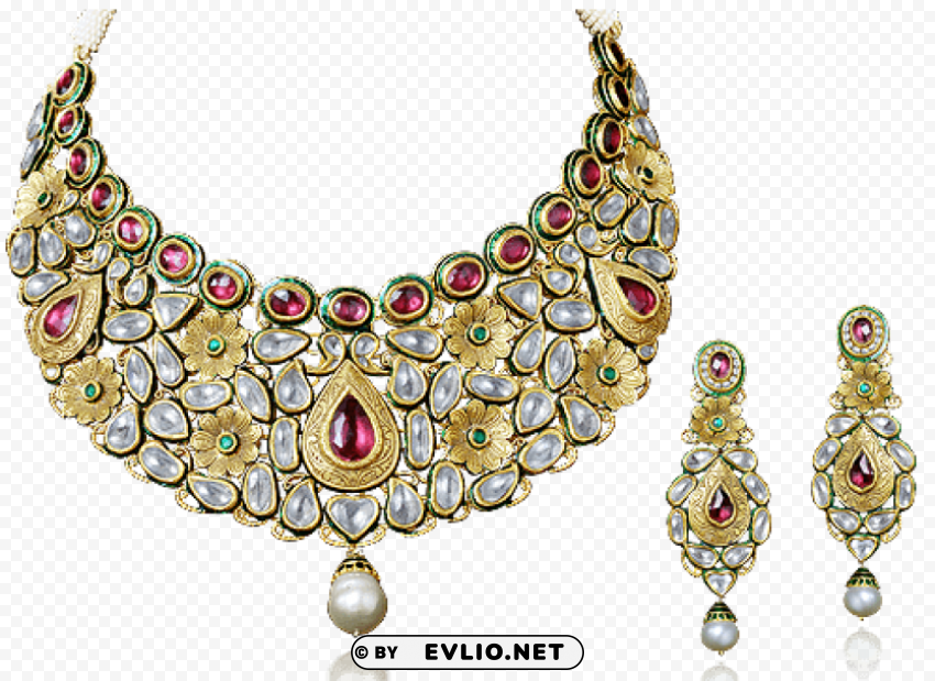jewel set PNG images for editing