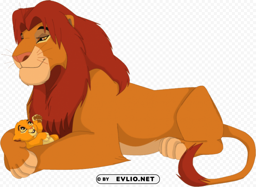 lion king Isolated Artwork on HighQuality Transparent PNG clipart png photo - be1e6759