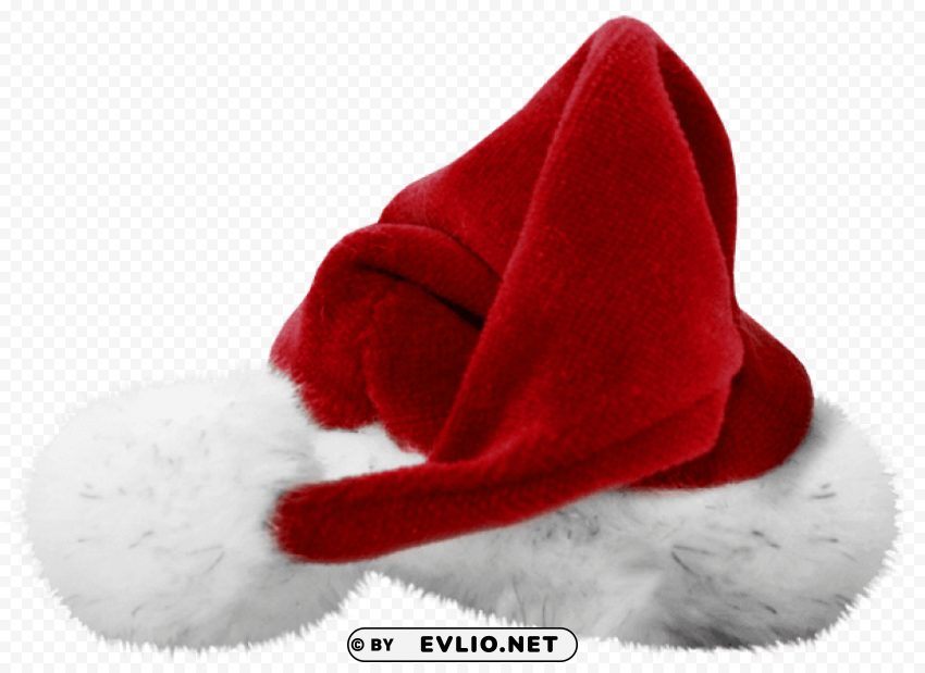 red santa hat PNG transparent elements package