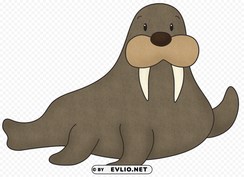 walrus ClearCut Background PNG Isolated Element