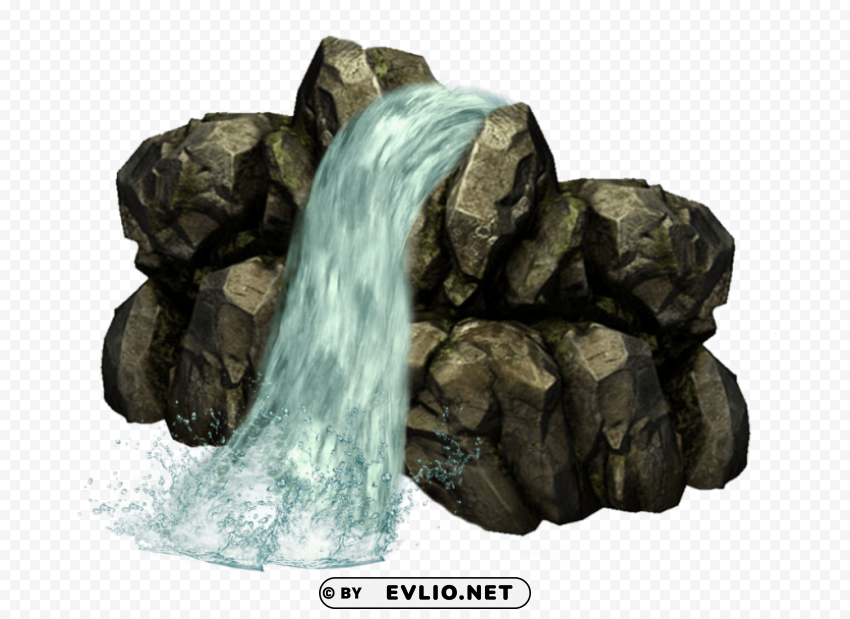 waterfall PNG files with no background free