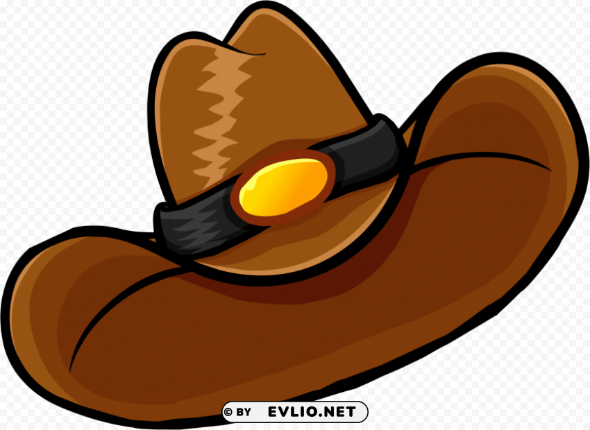 cowboy hat Transparent PNG Isolated Element with Clarity