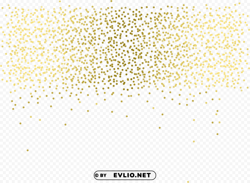 gold glitter confetti Clear background PNG images bulk