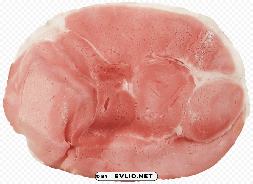round ham PNG Image with Clear Background Isolated
