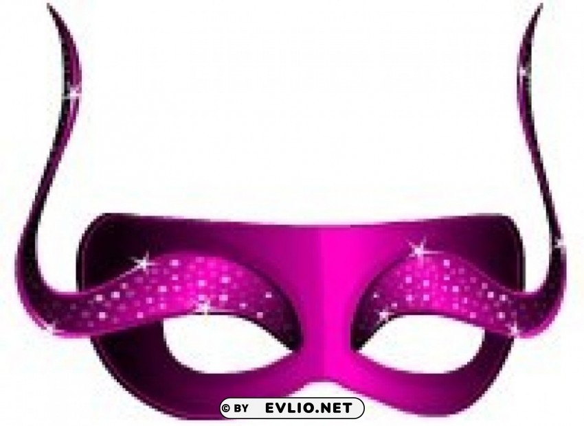 spies vs supervillain shimmer eyemask pink PNG Image with Clear Background Isolation