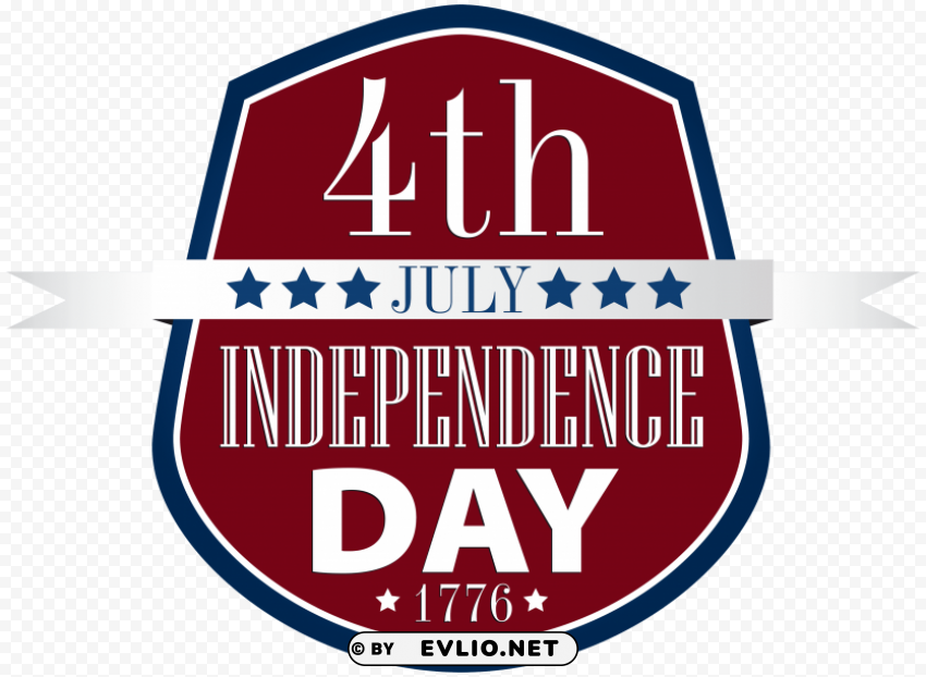 4th july badge image Transparent PNG Isolated Subject Matter