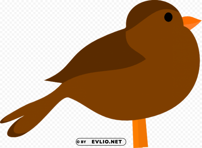 Bird Brown PNG No Background Free