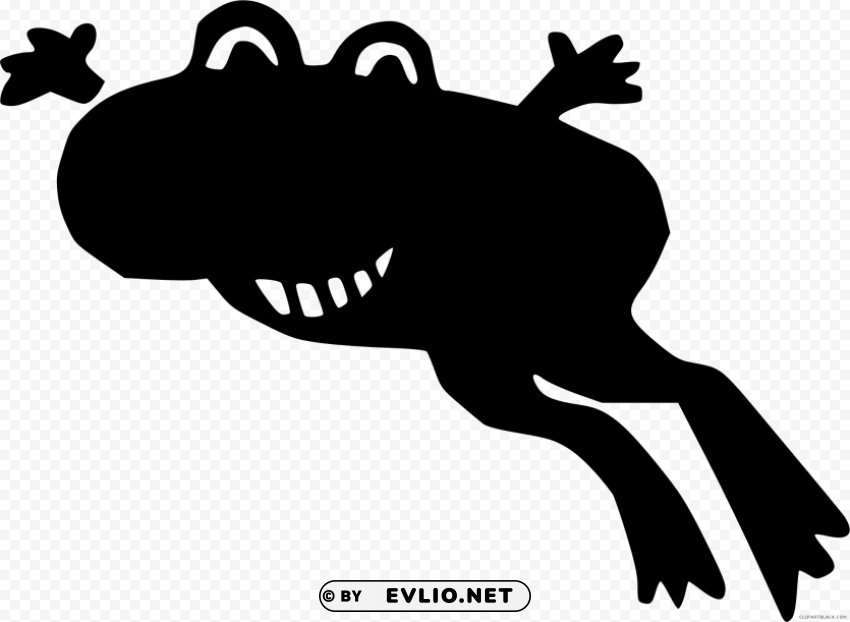 frog ClearCut PNG Isolated Graphic