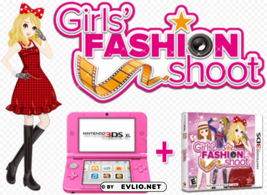 girls fashion shoot game 3ds PNG images with clear alpha channel