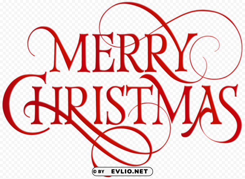 merry christmas red PNG files with transparent backdrop