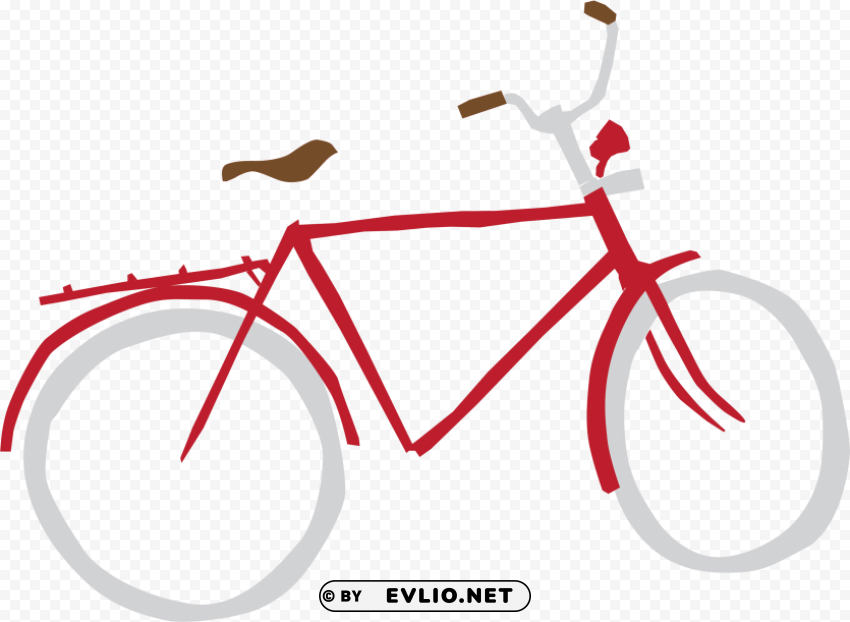 old school bike Isolated Graphic on HighResolution Transparent PNG