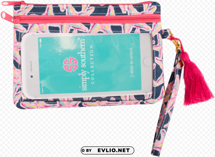 simply southern phone wristlet PNG images with transparent overlay