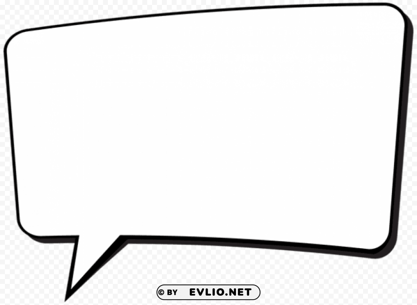comics speech bubble PNG Image with Transparent Isolation
