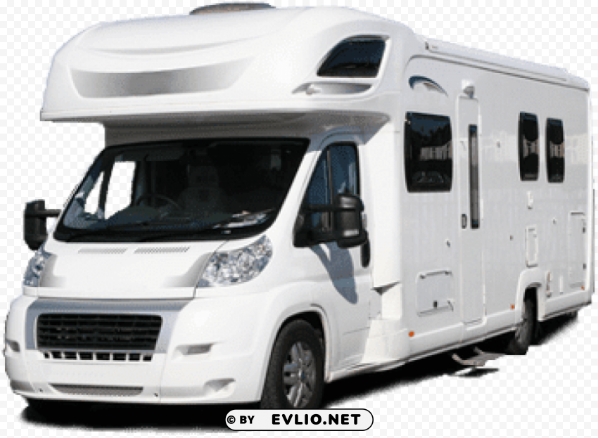 front view motorhome Isolated Subject in HighQuality Transparent PNG
