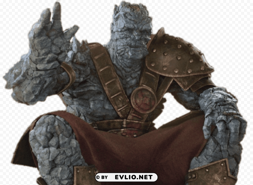 korg saying hello thor PNG with cutout background