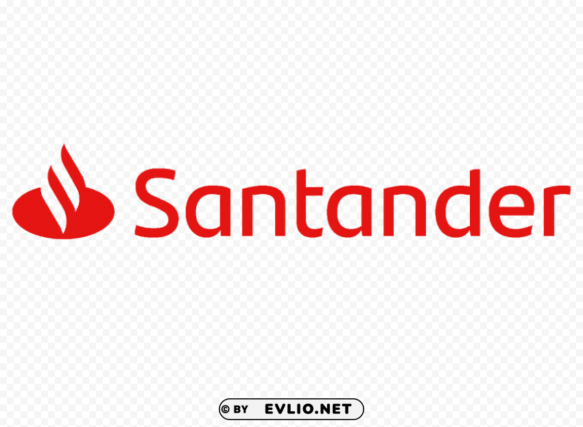 santander logo PNG for digital art