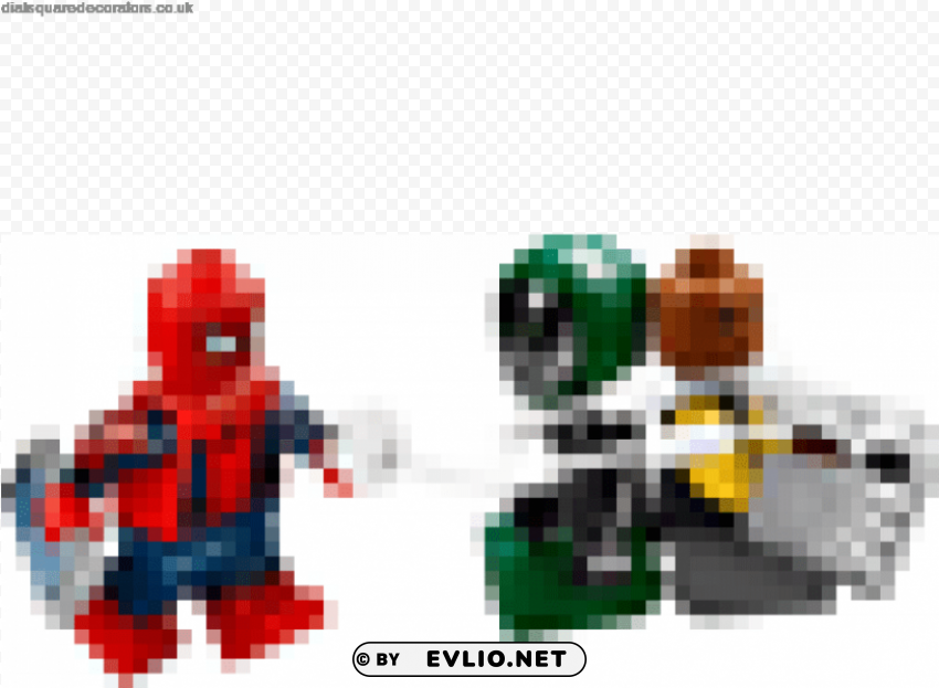 spider man lego homecoming PNG Illustration Isolated on Transparent Backdrop