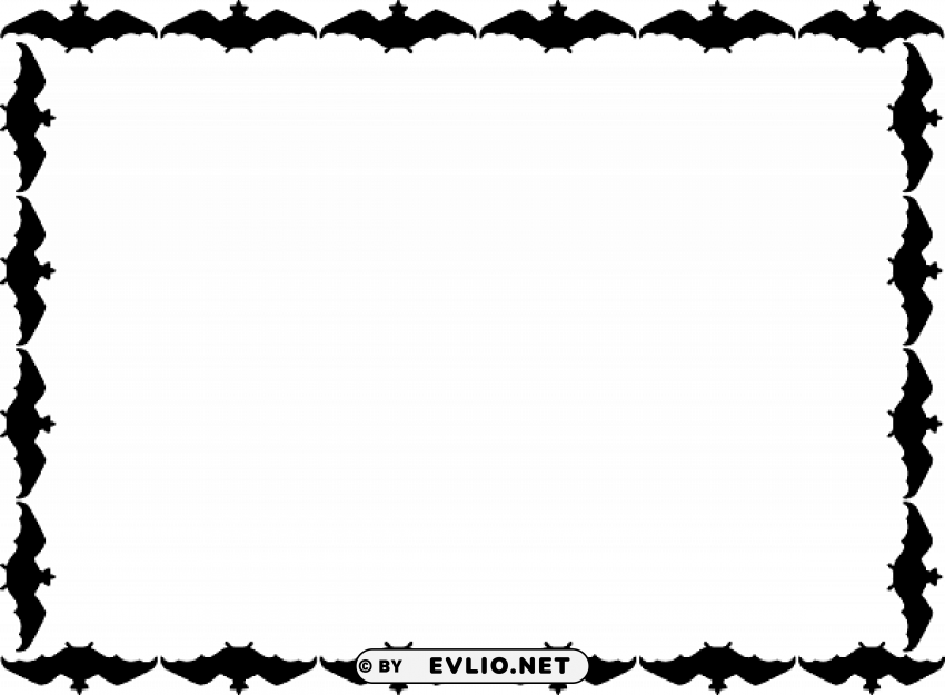 bats-frame1 Transparent Background Isolated PNG Art