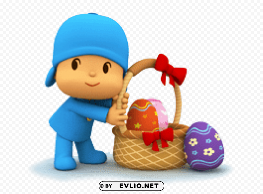 pocoyo easter fun Clear PNG pictures free clipart png photo - 42671094