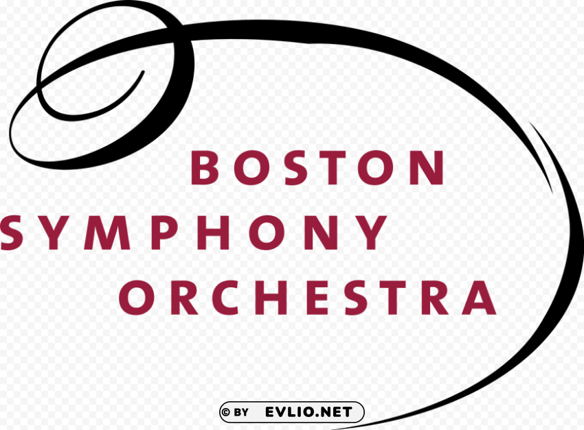 boston symphony orchestra logo Transparent Background Isolated PNG Figure