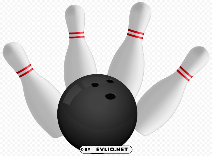 bowling Clear Background PNG Isolated Illustration