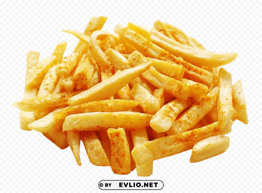 french fries Isolated Object with Transparent Background in PNG