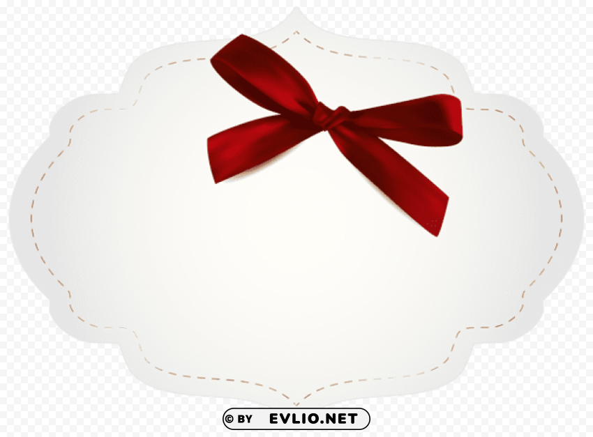 label with bow template Transparent PNG images complete library