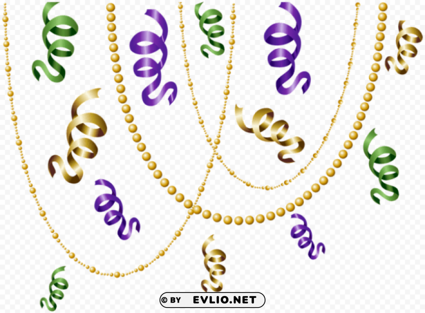 mardi gras decoration transparent PNG Graphic Isolated with Clarity