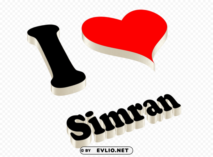 simran happy birthday name logo Transparent Background PNG Isolated Icon
